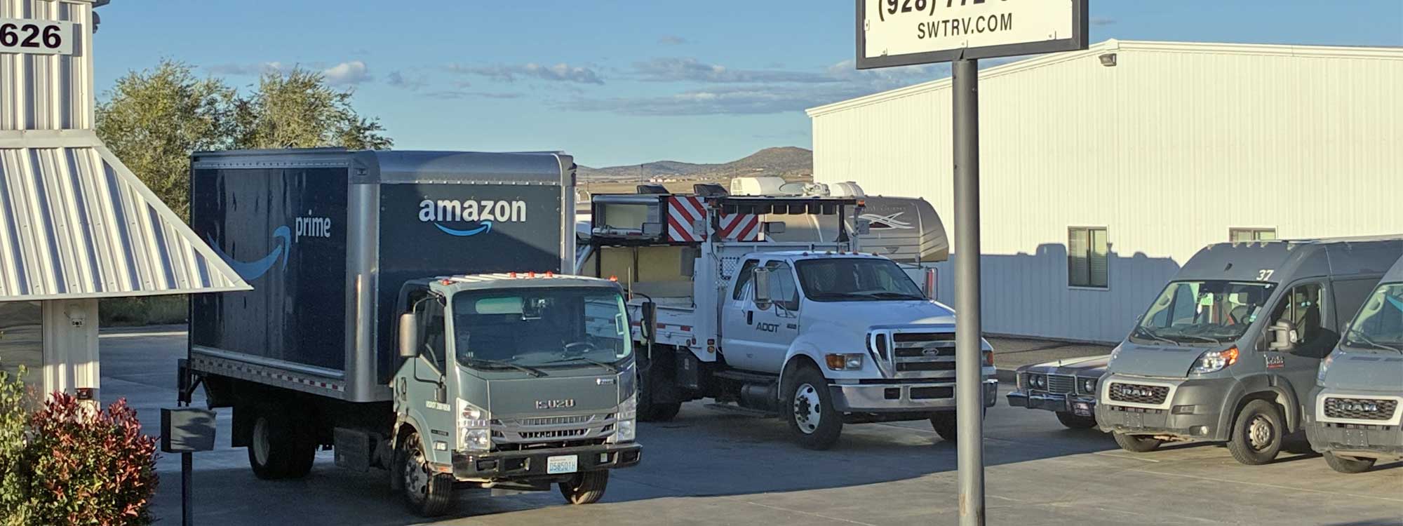 Southwest Truck & RV services the local Amazon and ADOT fleets